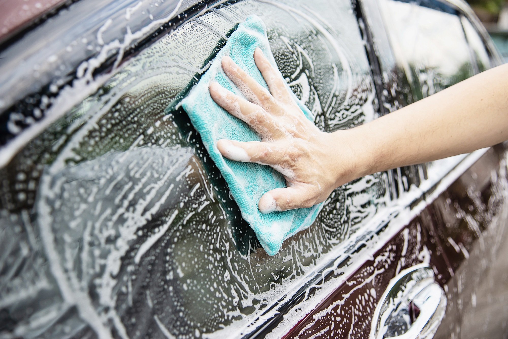 Мыло машина. Car Wash people.