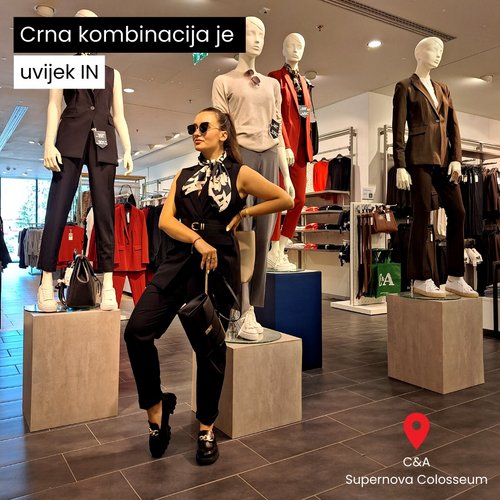 Jeste li i vi među onima koji vole odabrati crnu kombinaciju? Bezgrešna 😏😏

#supernovahrvatska #fashion #CA #lovefashion...